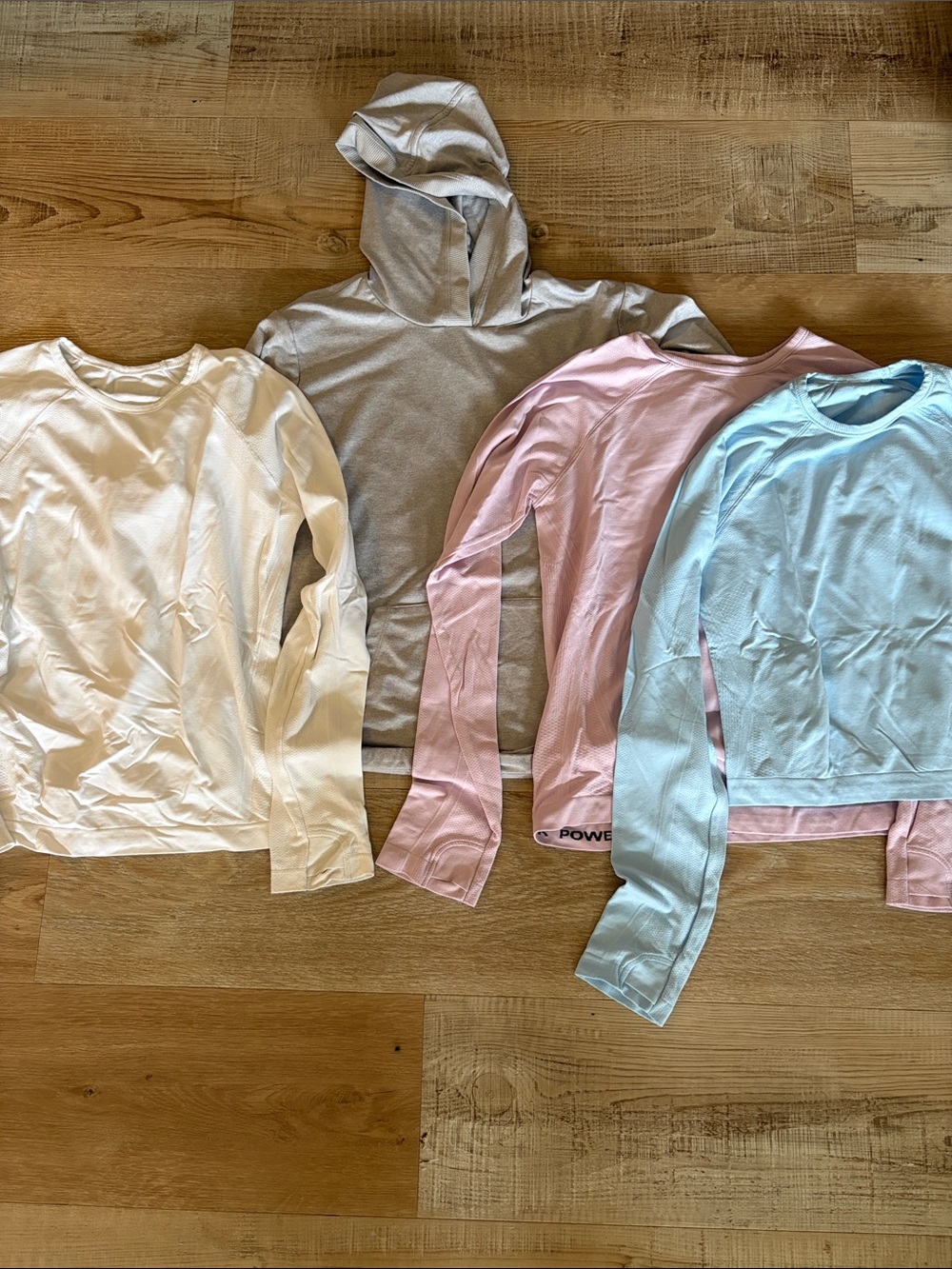 Set of AthletaGirl Performance Long Sleeve Shirts Size L
